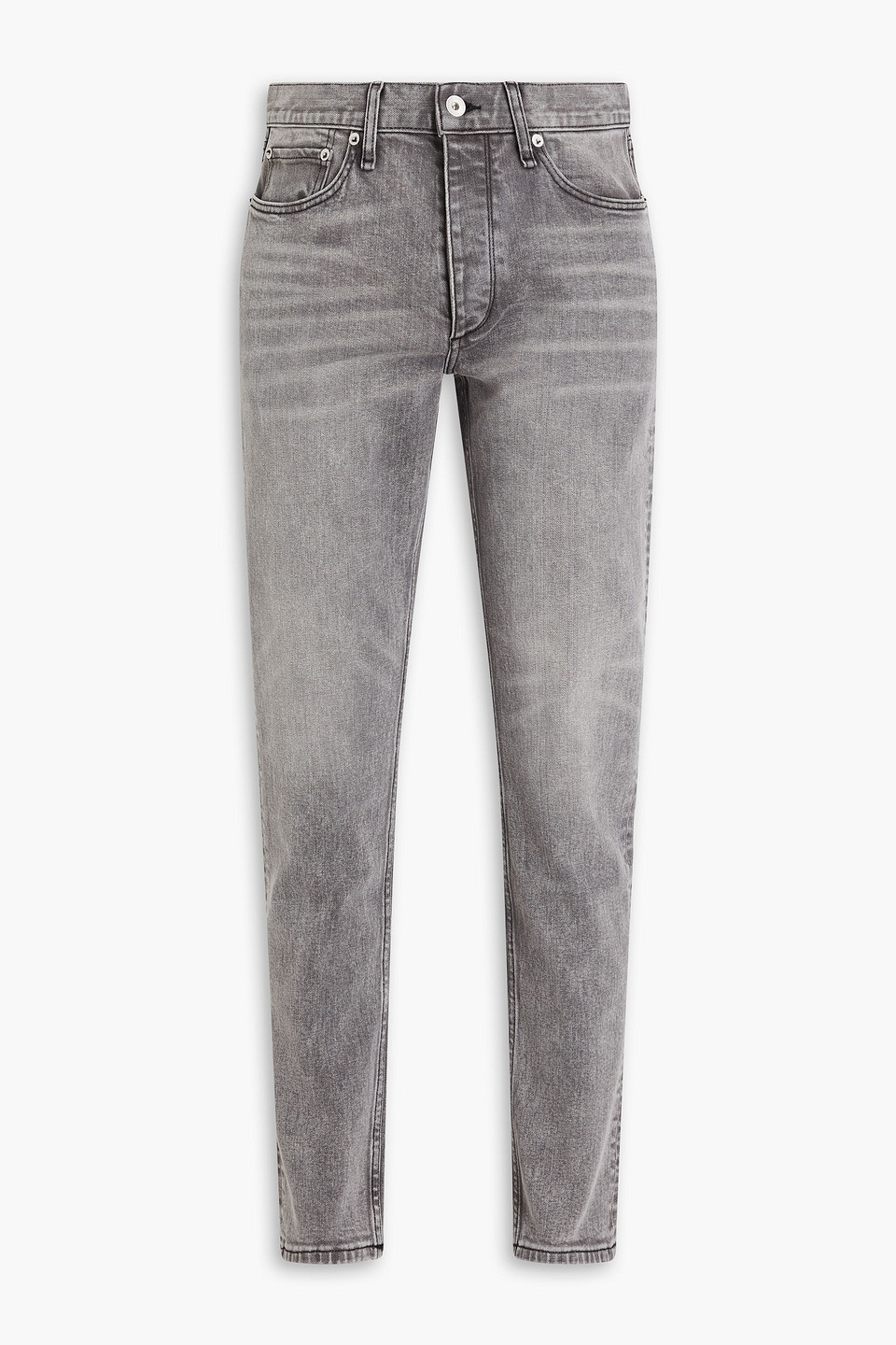 Rag & Bone Greyson Slim-fit Denim Jeans In Gray