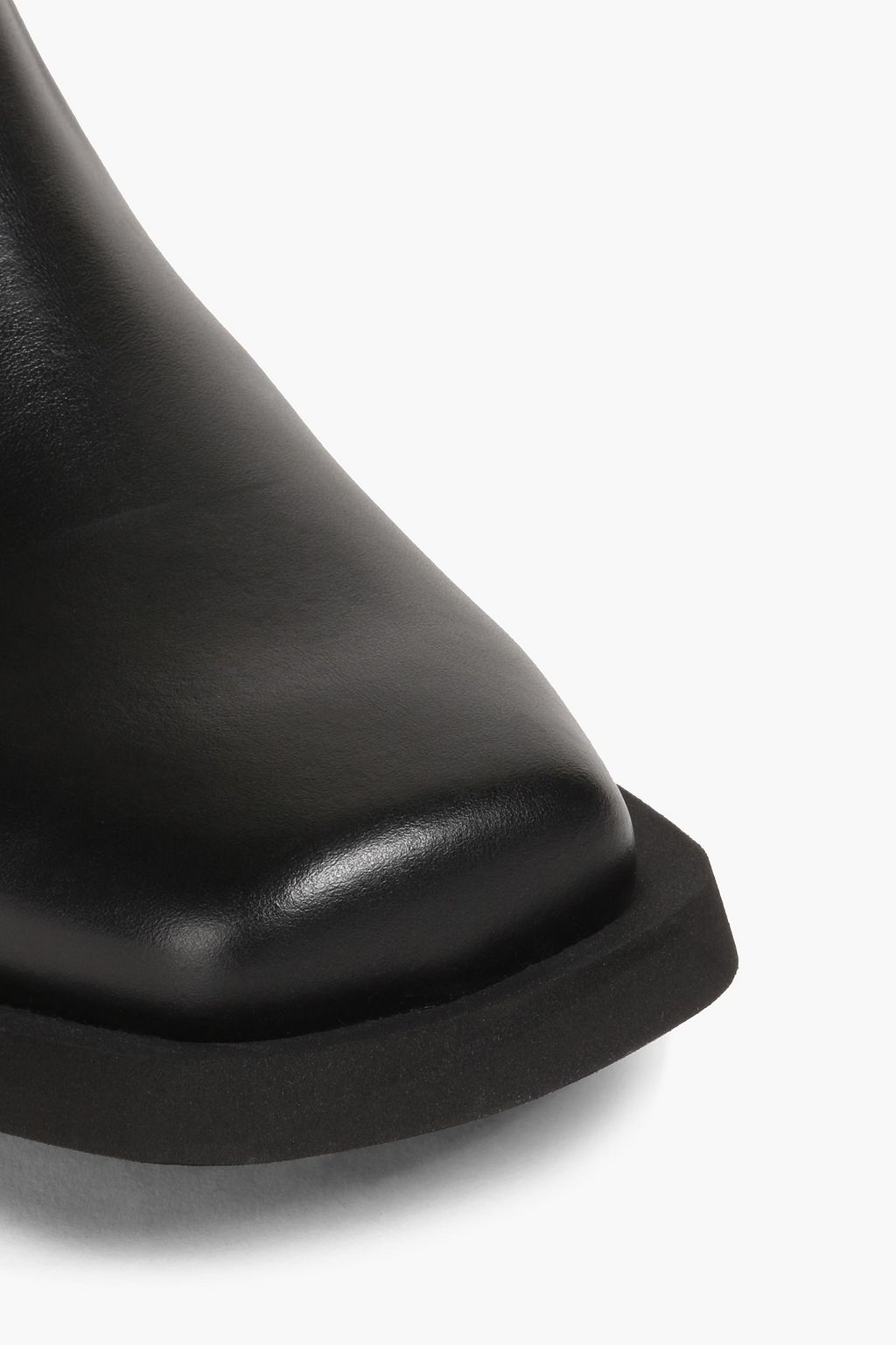 GANNI Leather Chelsea boots