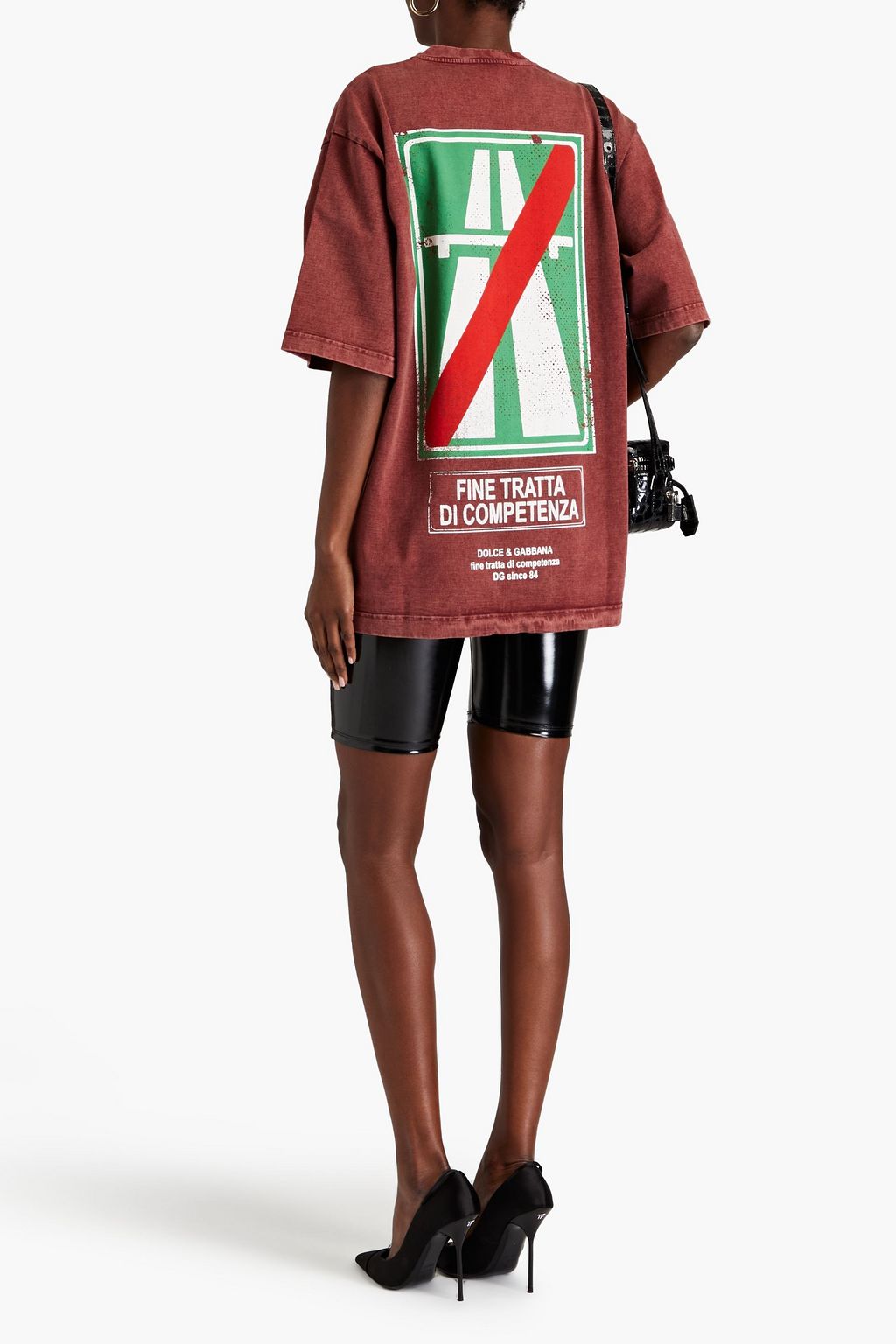 DOLCE&GABBANA Printed cotton-jersey T-shirt