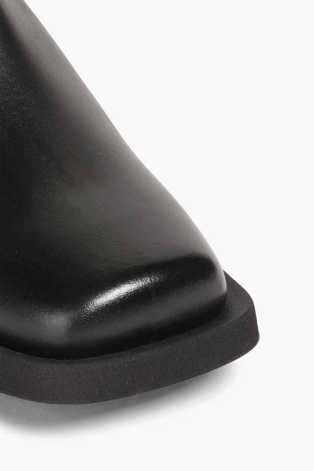 GANNI Leather Chelsea boots