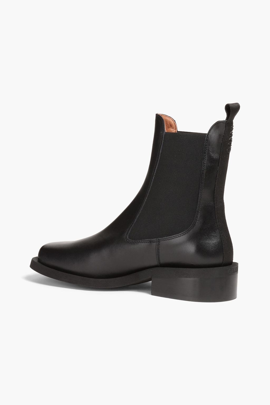 GANNI Leather Chelsea boots
