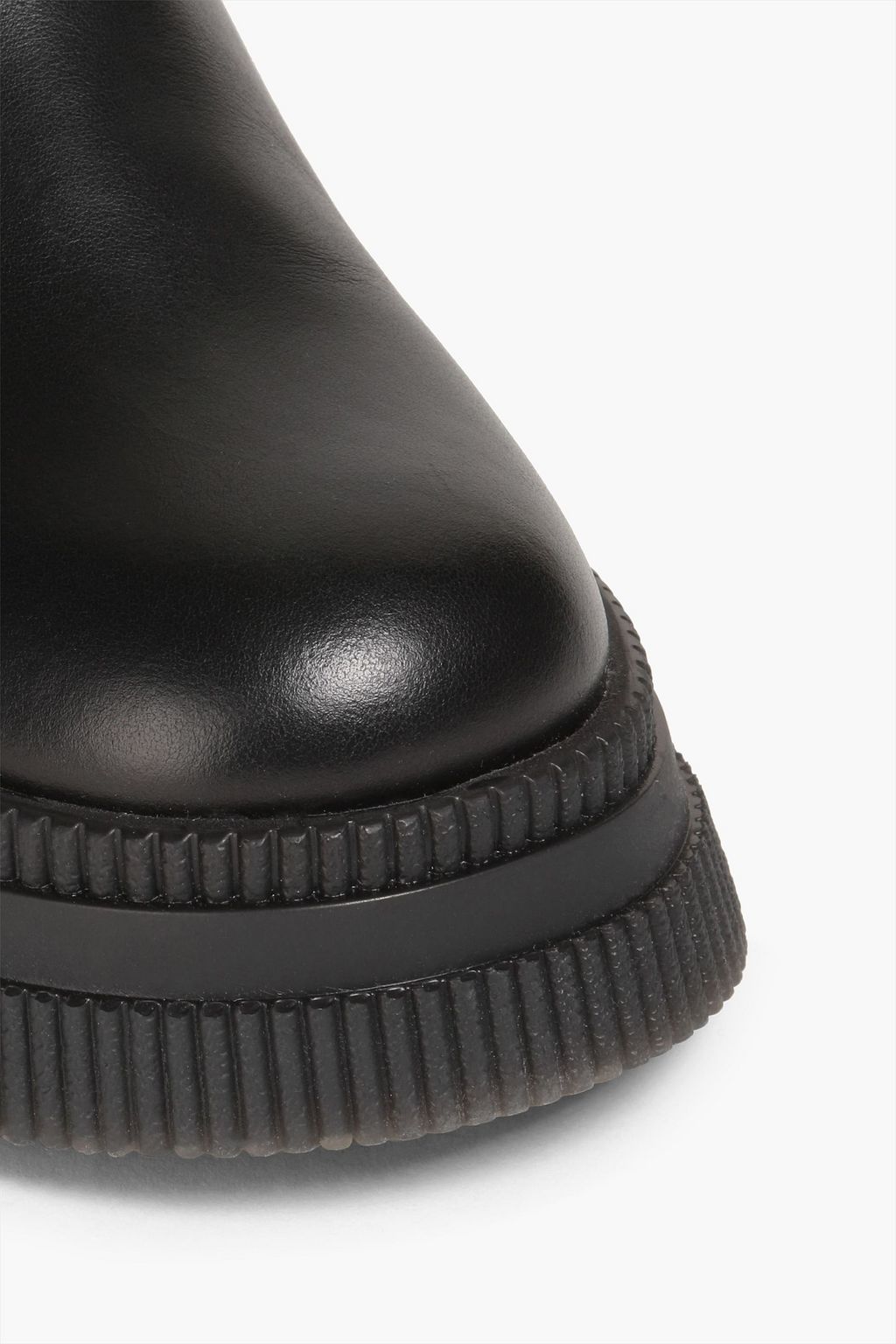 GANNI Leather Chelsea boots