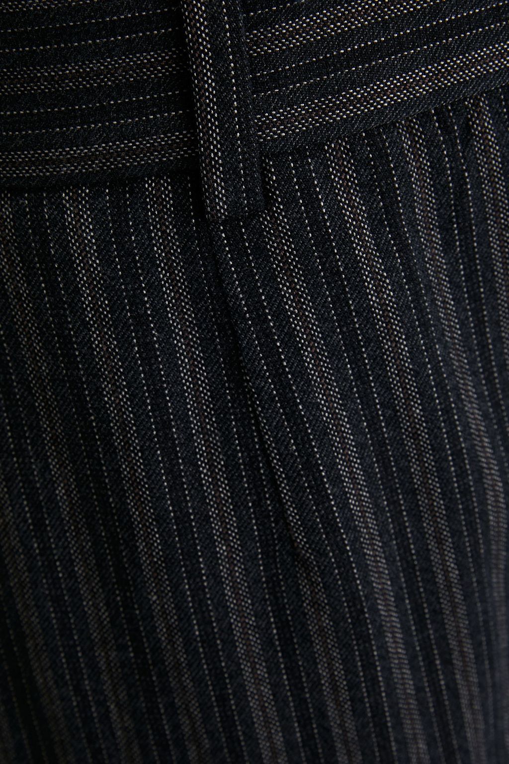 DOLCE&GABBANA Pinstriped cotton-blend pants
