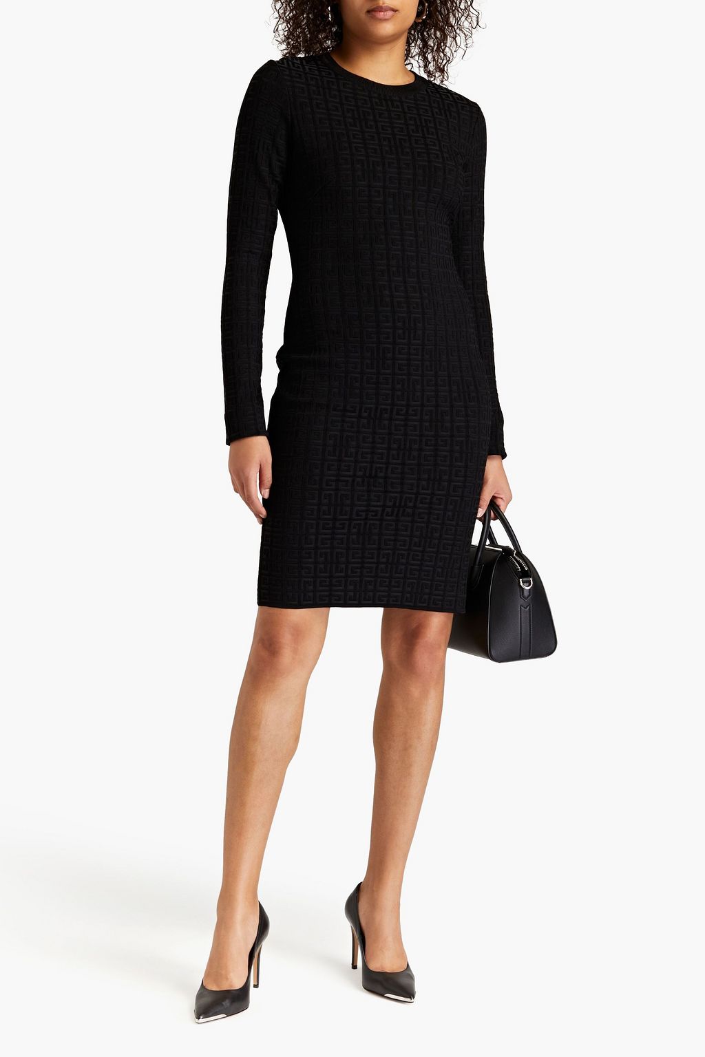 GIVENCHY Jacquard-knit mini dress