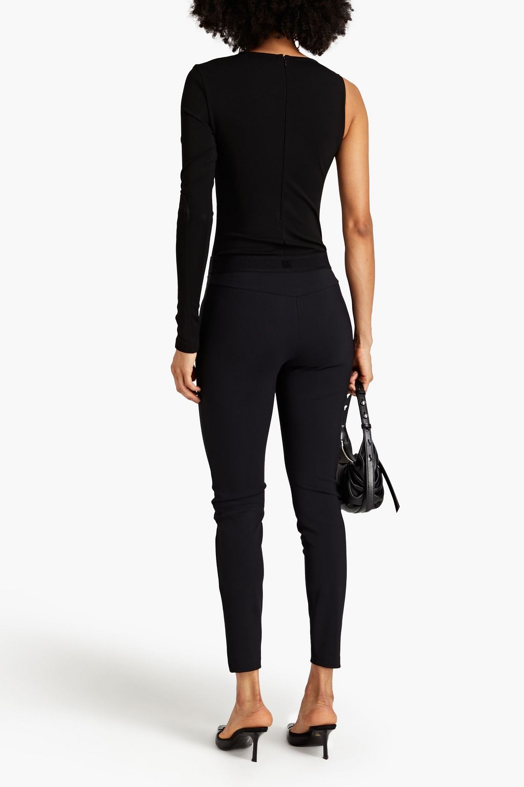 GIVENCHY Asymmetric stretch-crepe bodysuit