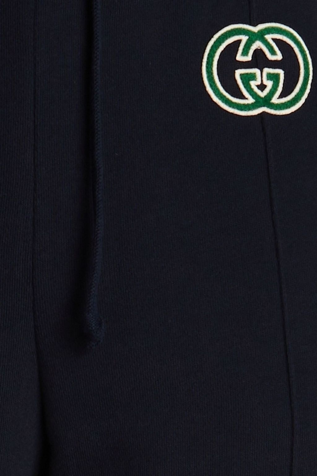 GUCCI French cotton-terry track pants