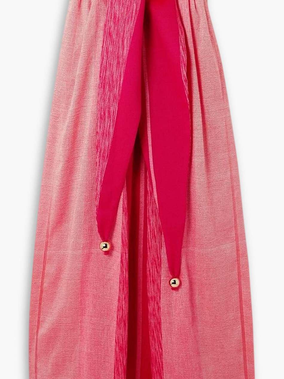 nadin jacquard maxi dress