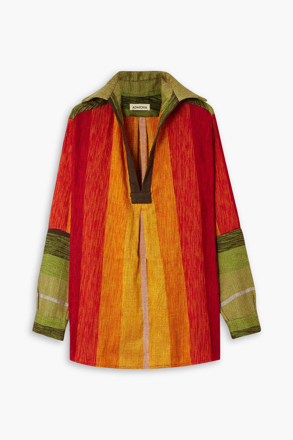 Admona Omer Jacquard Top In Red