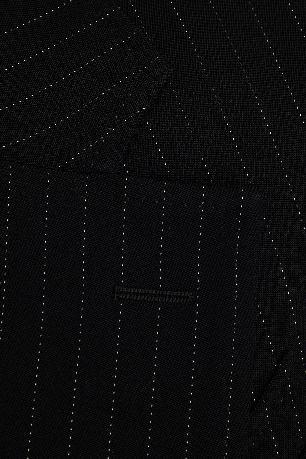 BALENCIAGA Pinstriped stretch wool-twill blazer