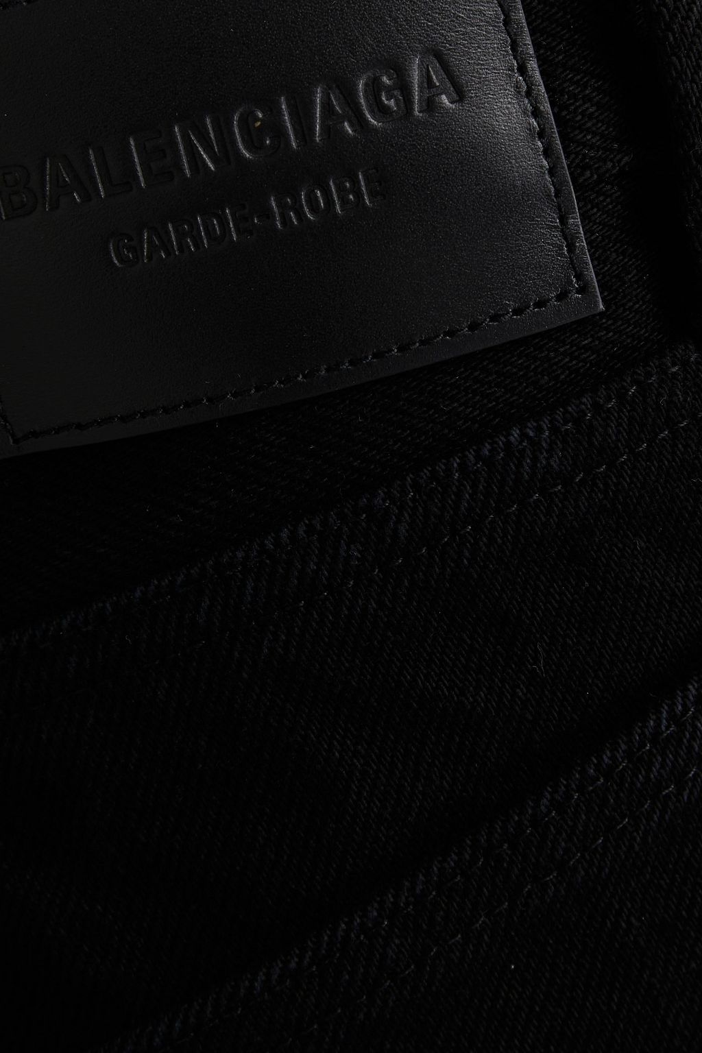 BALENCIAGA High-rise straight-leg jeans