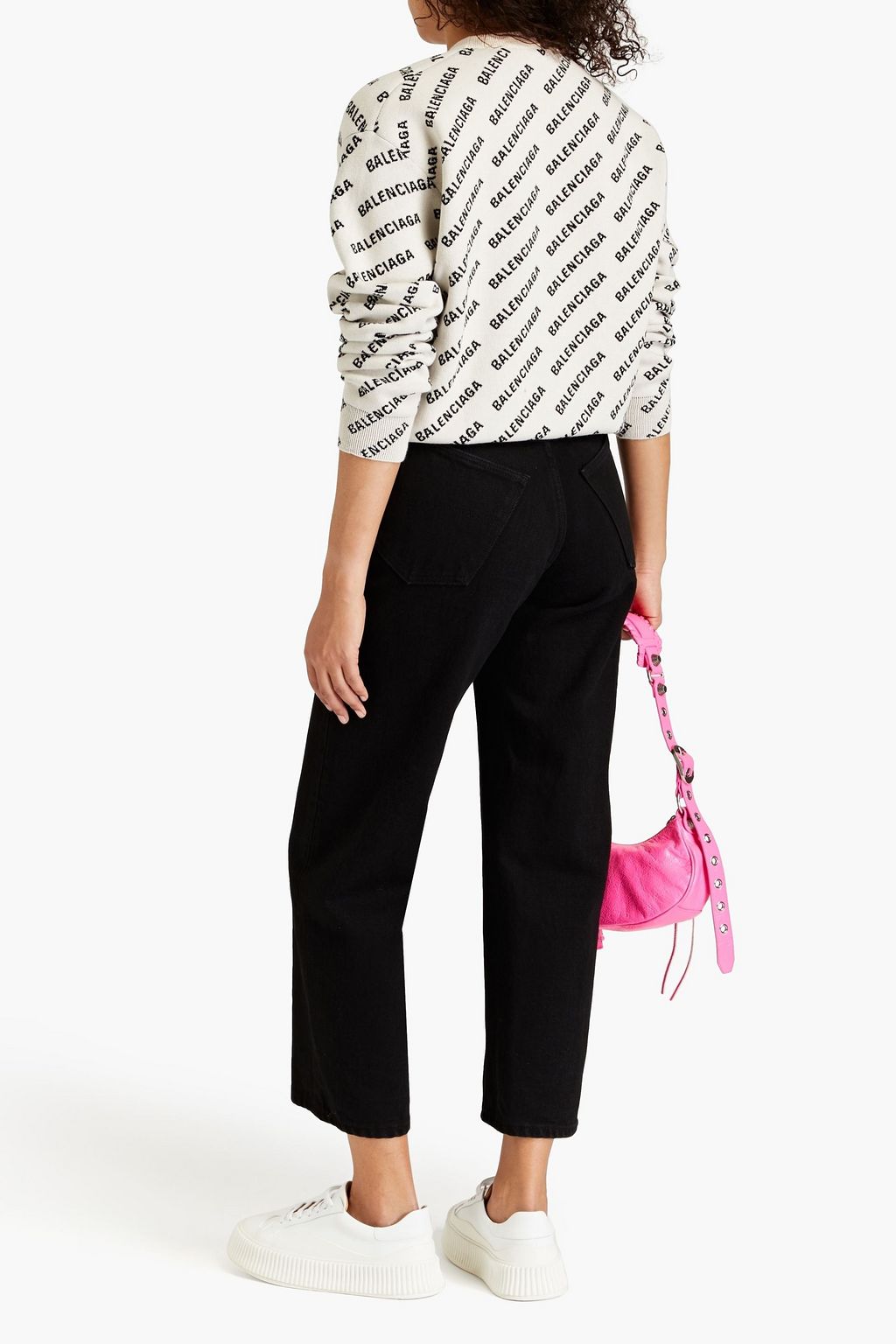 BALENCIAGA High-rise straight-leg jeans