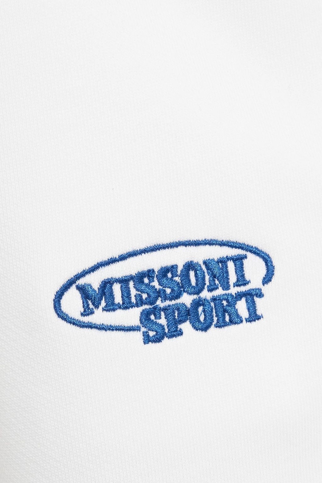 MISSONI Knit-trimmed French cotton-terry track pants