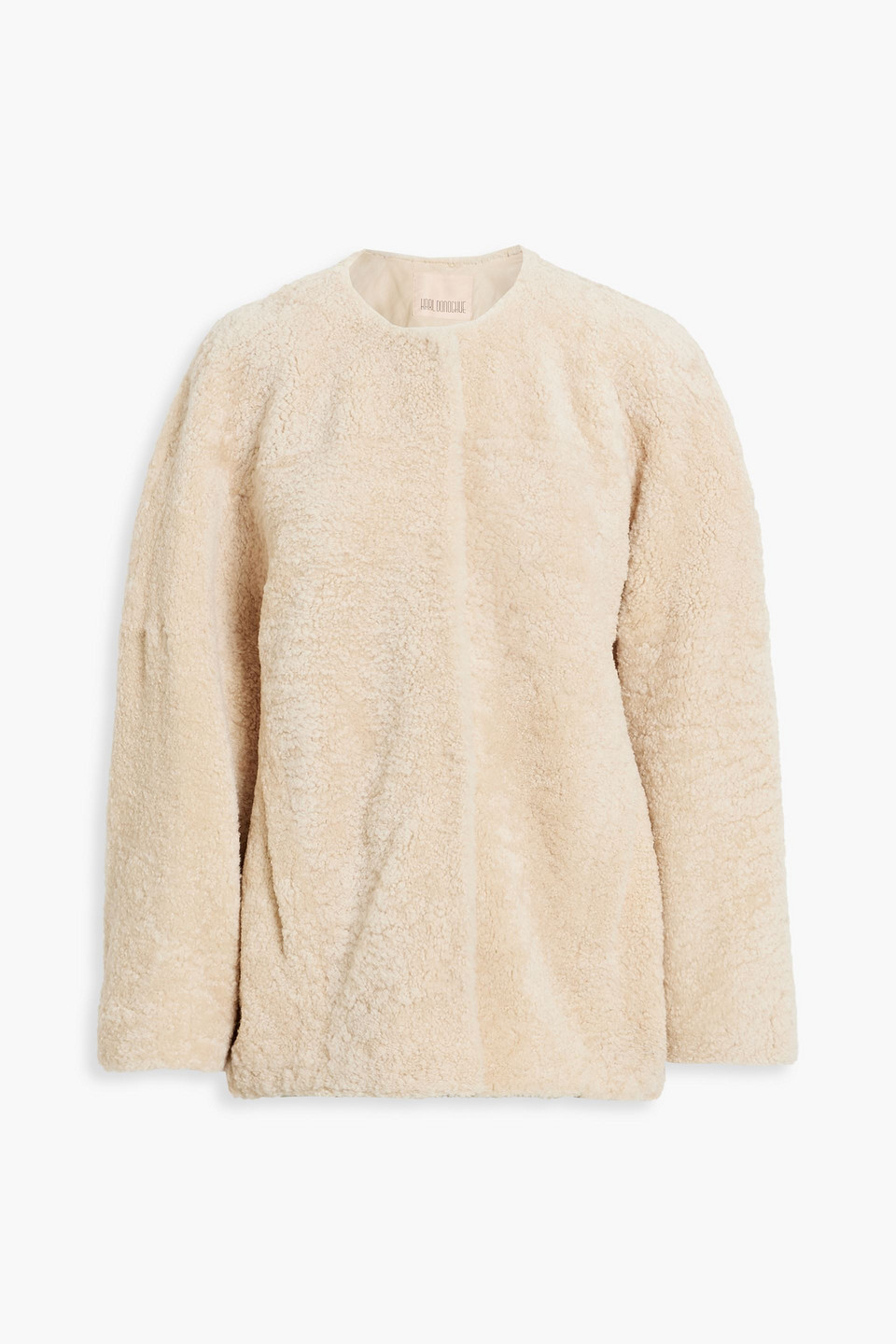 Karl Donoghue Shearling Jacket In Cream