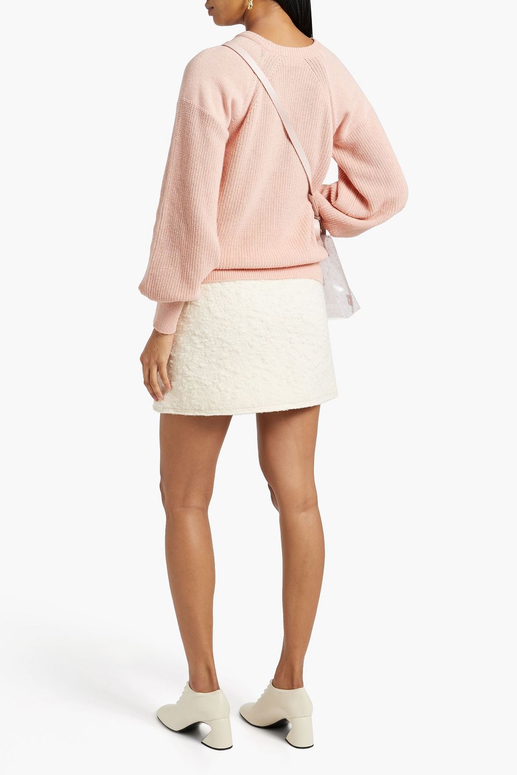 REDVALENTINO كنزة من نسيج محبوك بنمط مضلّع