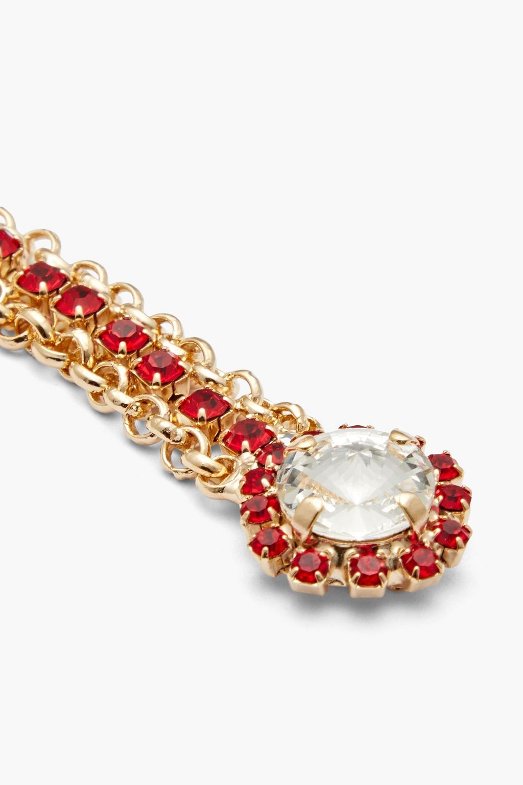 ROSANTICA Gold-tone crystal earrings