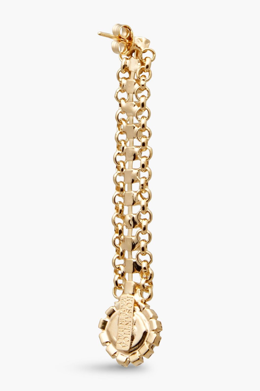 ROSANTICA Gold-tone crystal earrings