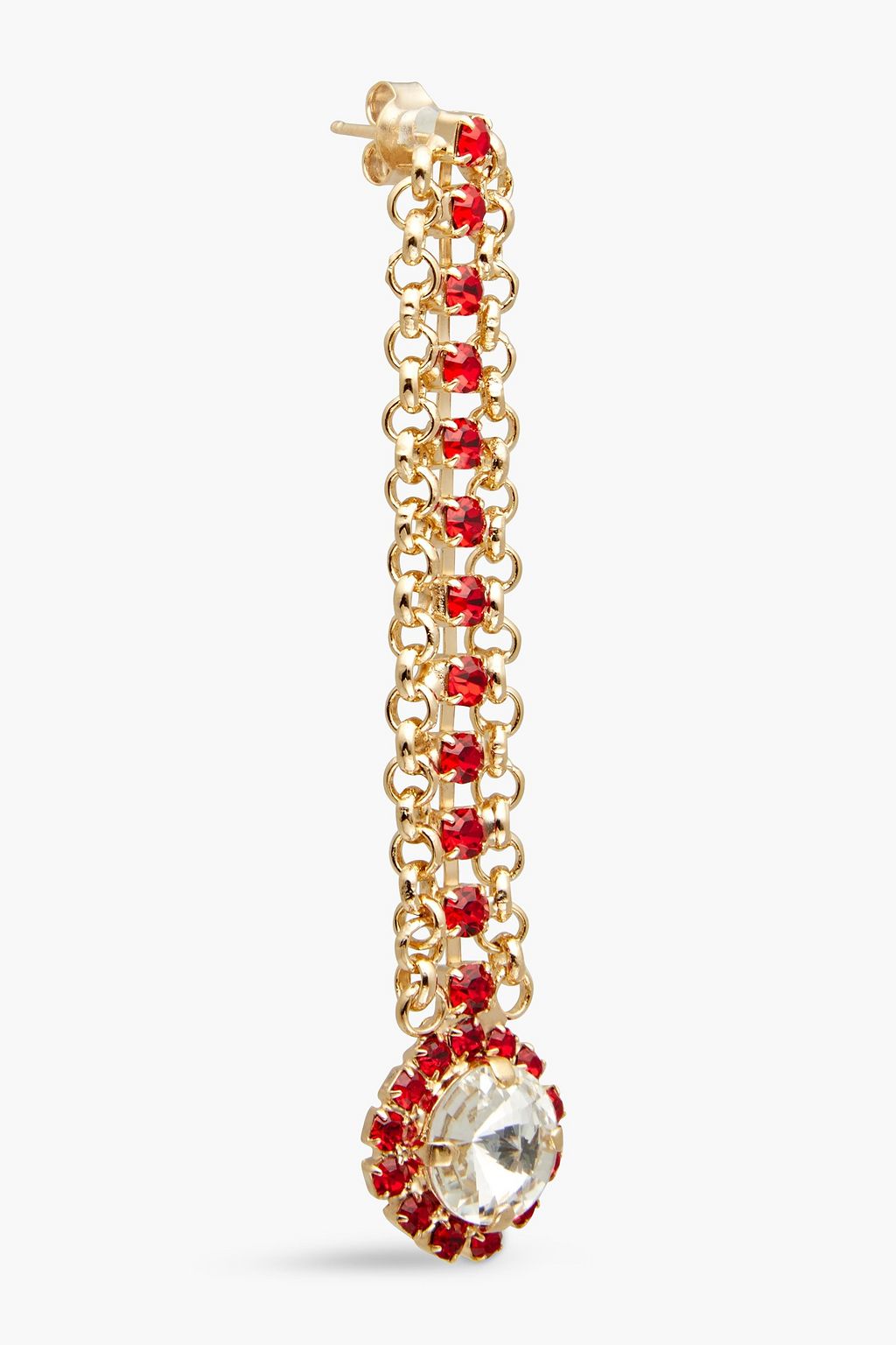 ROSANTICA Gold-tone crystal earrings