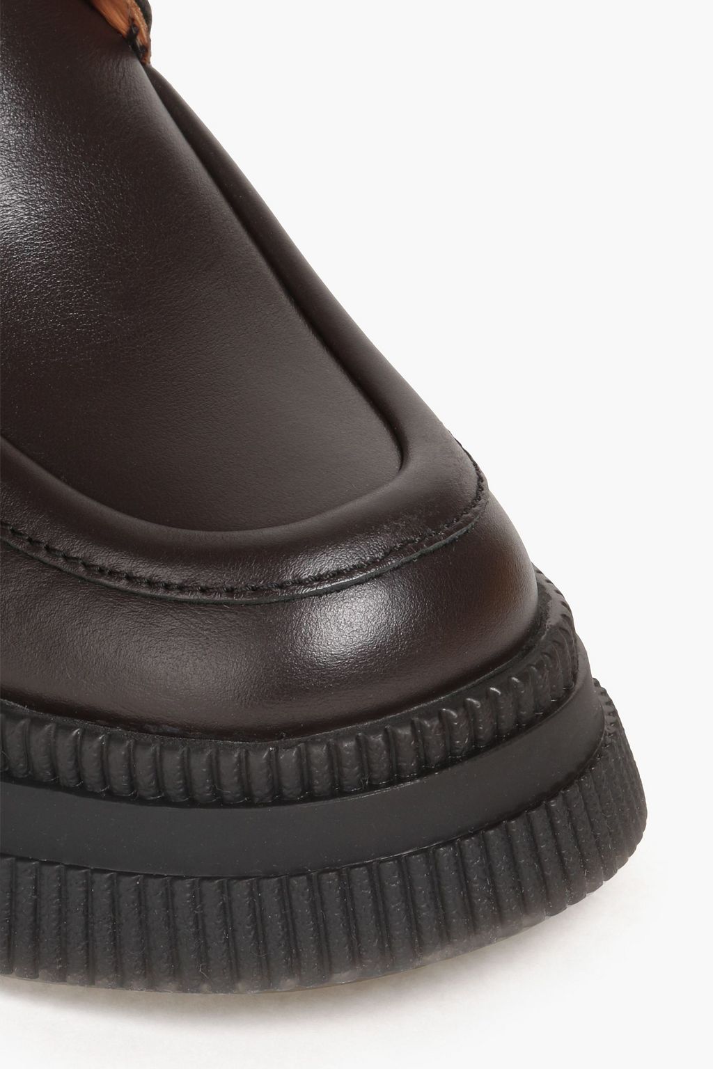 GANNI Buckled leather ankle boots
