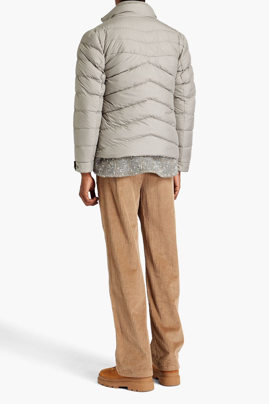 WOOLRICH جاكيت محشو بالزغب ومصنوع من قماش عازل بتصميم مبطّن