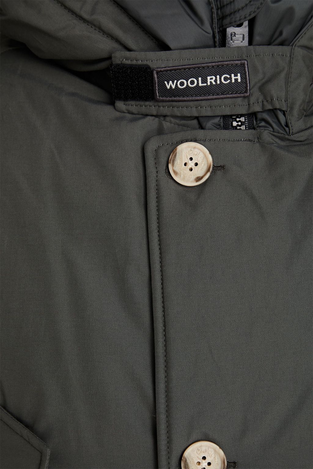 WOOLRICH Cotton-blend shell hooded parka