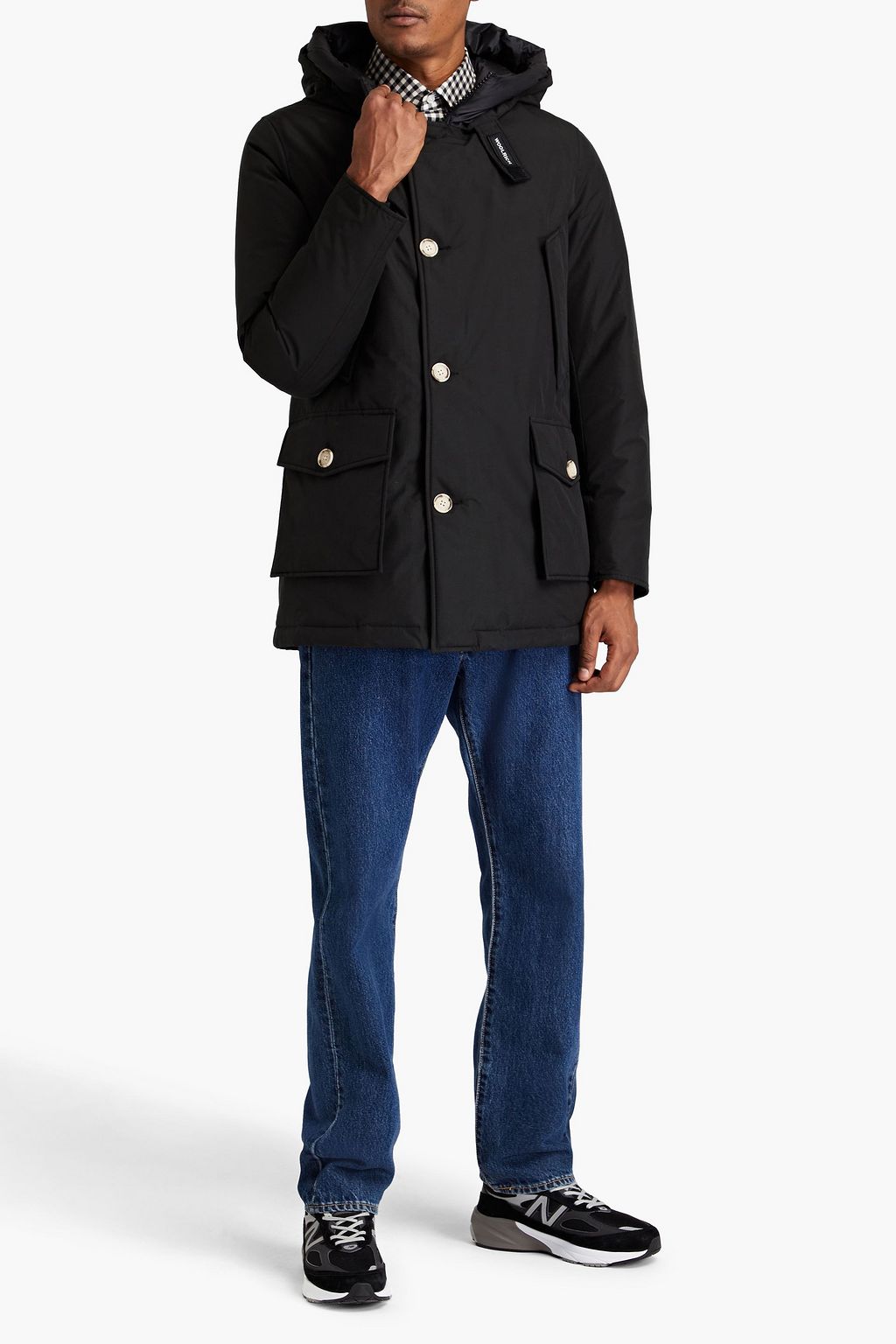 WOOLRICH Cotton-blend shell hooded parka