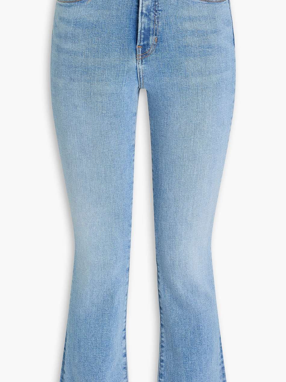 carolina high-rise kick-flare jeans