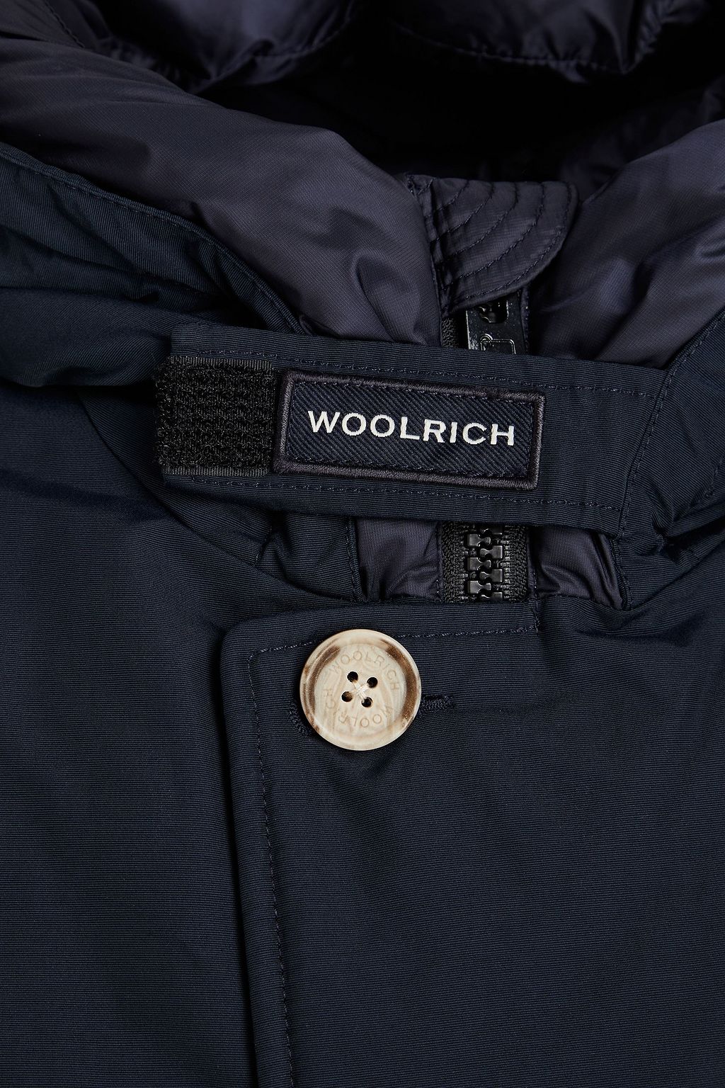 WOOLRICH Cotton-blend shell hooded parka