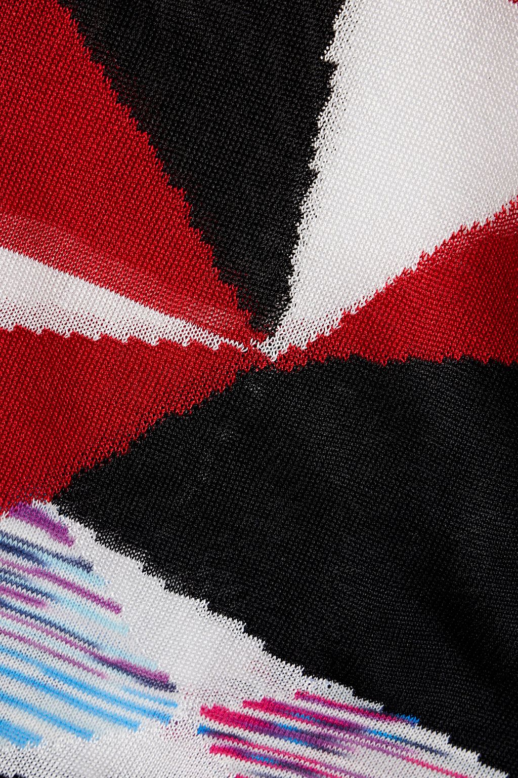 MISSONI كارديغان من نسيج بحبكة كروشيه