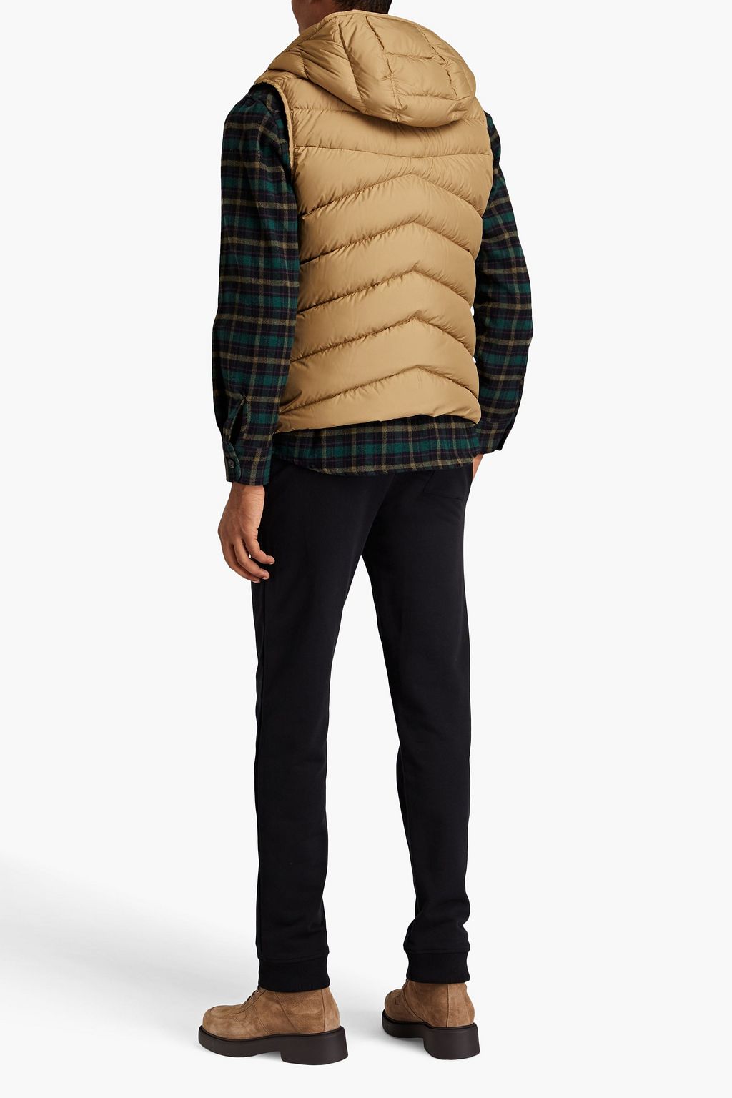 WOOLRICH Quilted shell hooded vest