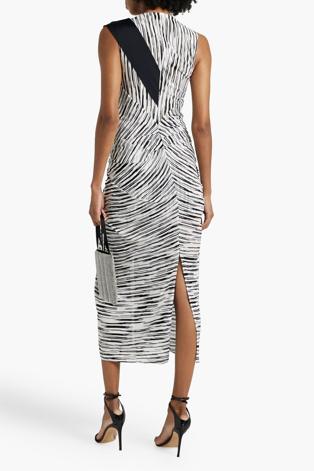 MISSONI Knotted crochet-knit midi dress