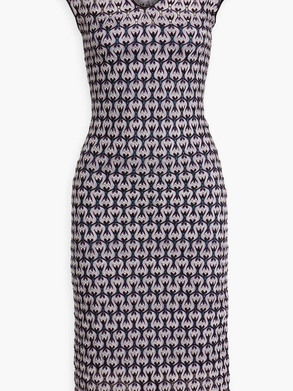 crochet-knit dress