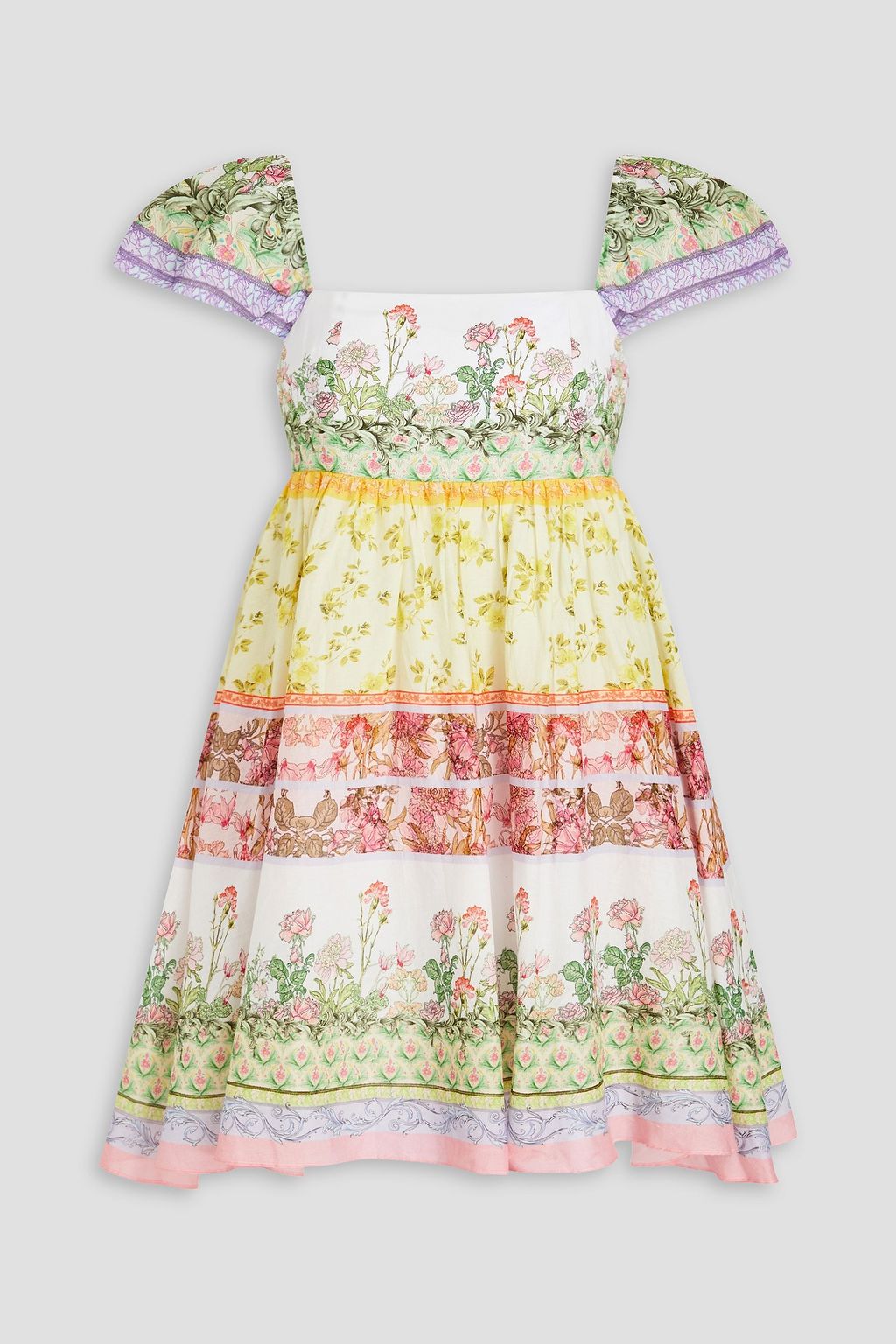 Alice and olivia yellow floral dress sale