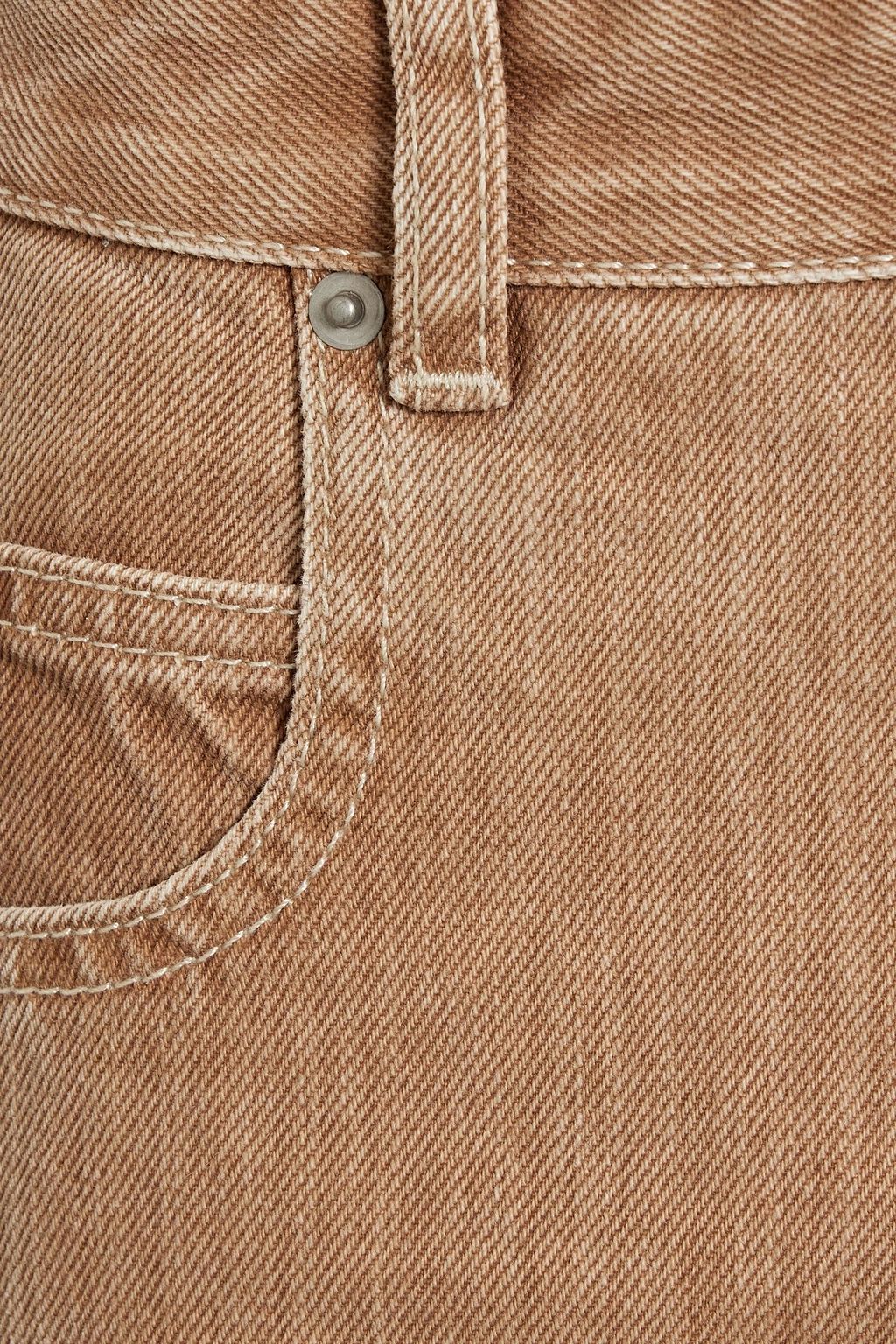 MARANT ÉTOILE Nea cropped high-rise slim-leg jeans