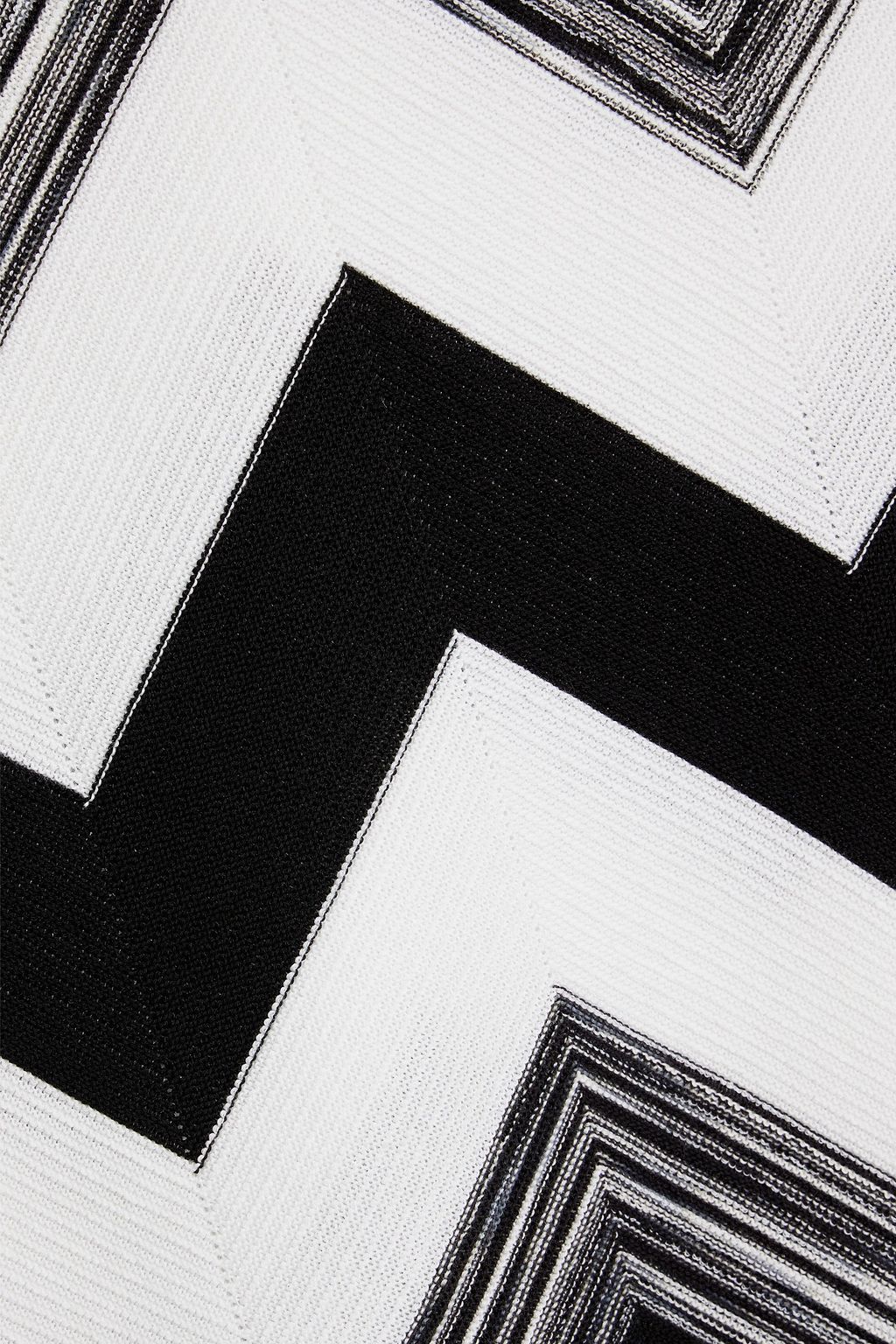 MISSONI بلوزة بدون أكمام من مزيج القطن بحبكة كروشيه
