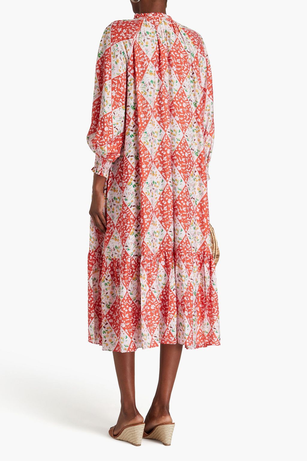 DIANE VON FURSTENBERG Fortina printed voile midi dress