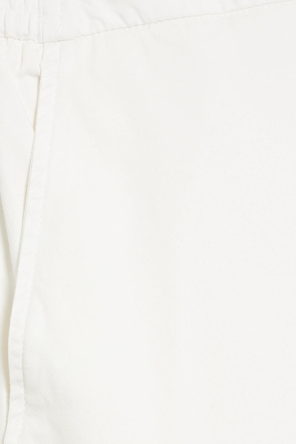 Frescobol Carioca Cotton-blend Twill Drawstring Pants In Off-white