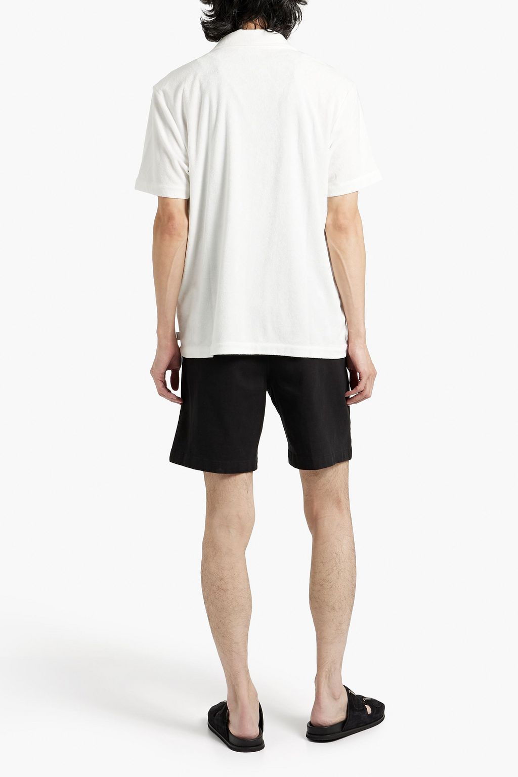 ONIA Cotton-blend twill shorts