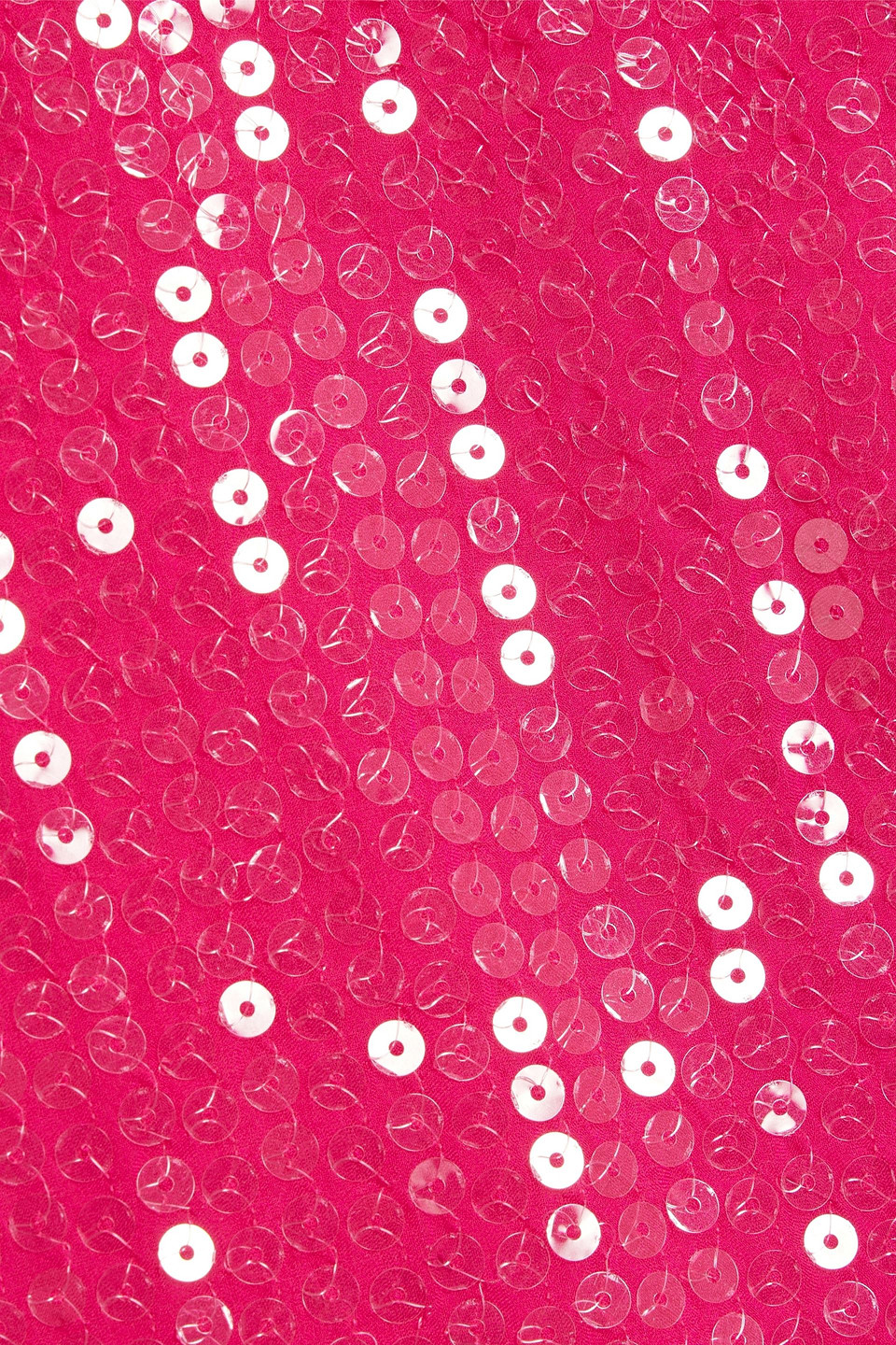 Missoni Sequined Racerback Midi Dress In Fuchsia