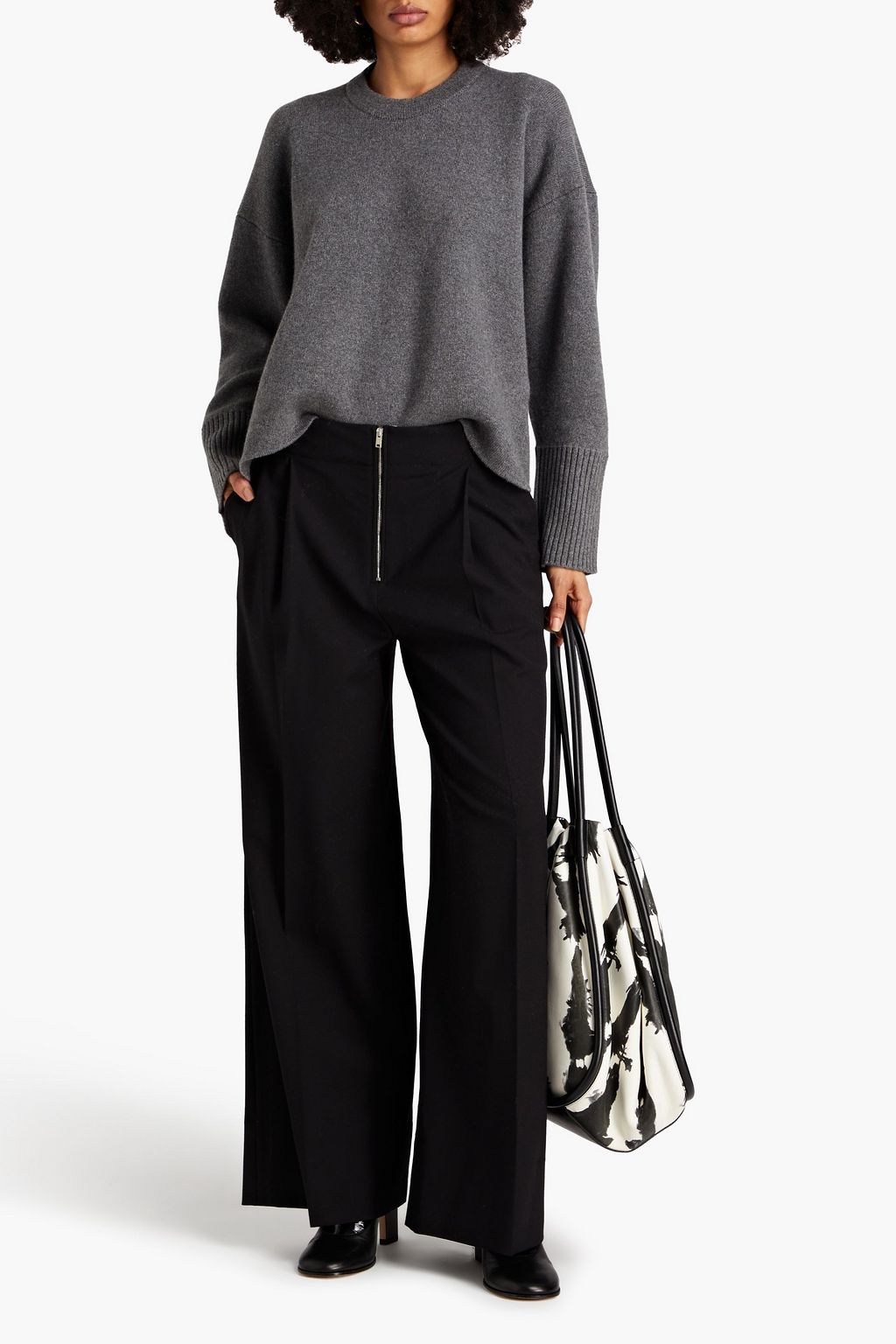 PROENZA SCHOULER Mélange cashmere-blend sweater