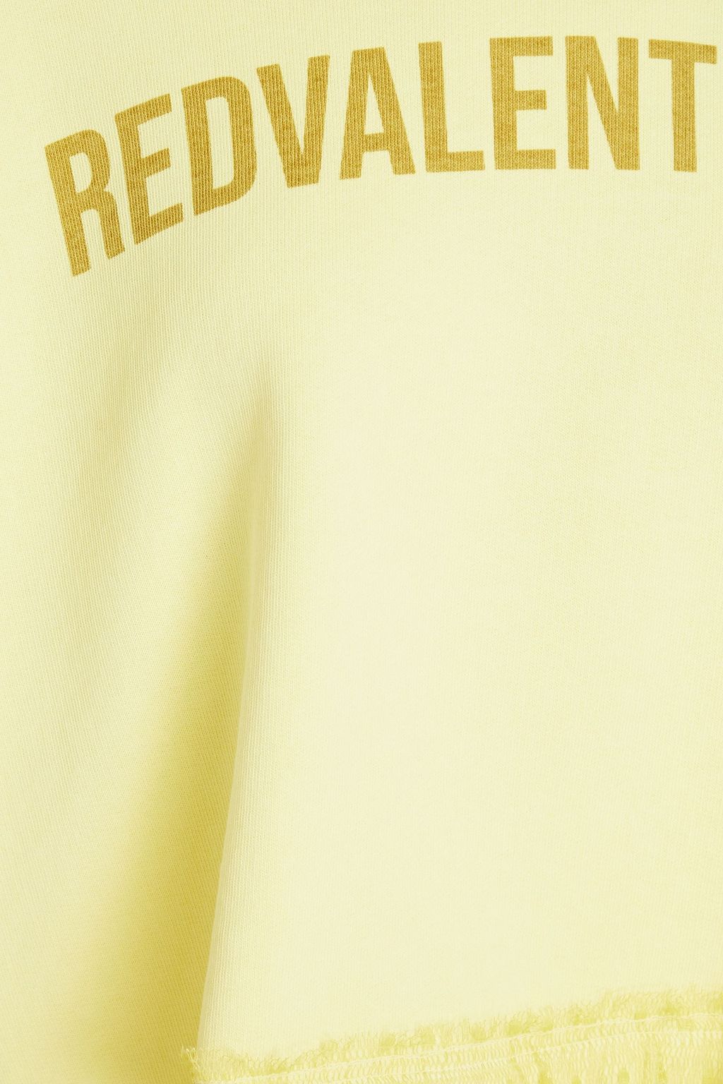 REDVALENTINO Printed French cotton-terry sweatshirt
