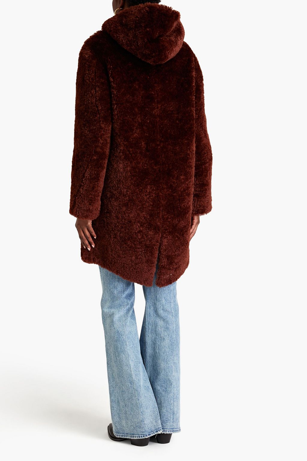 RAG & BONE Faux shearling hooded coat