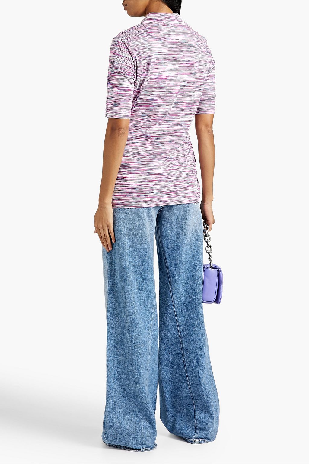 MISSONI Space-dyed cotton-jersey shirt