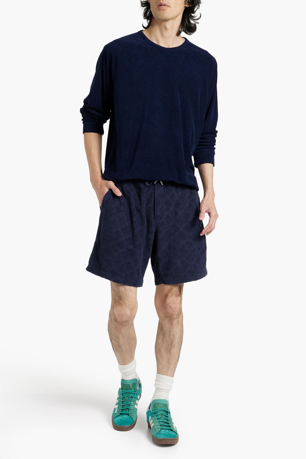 ONIA Cotton-blend terry sweatshirt