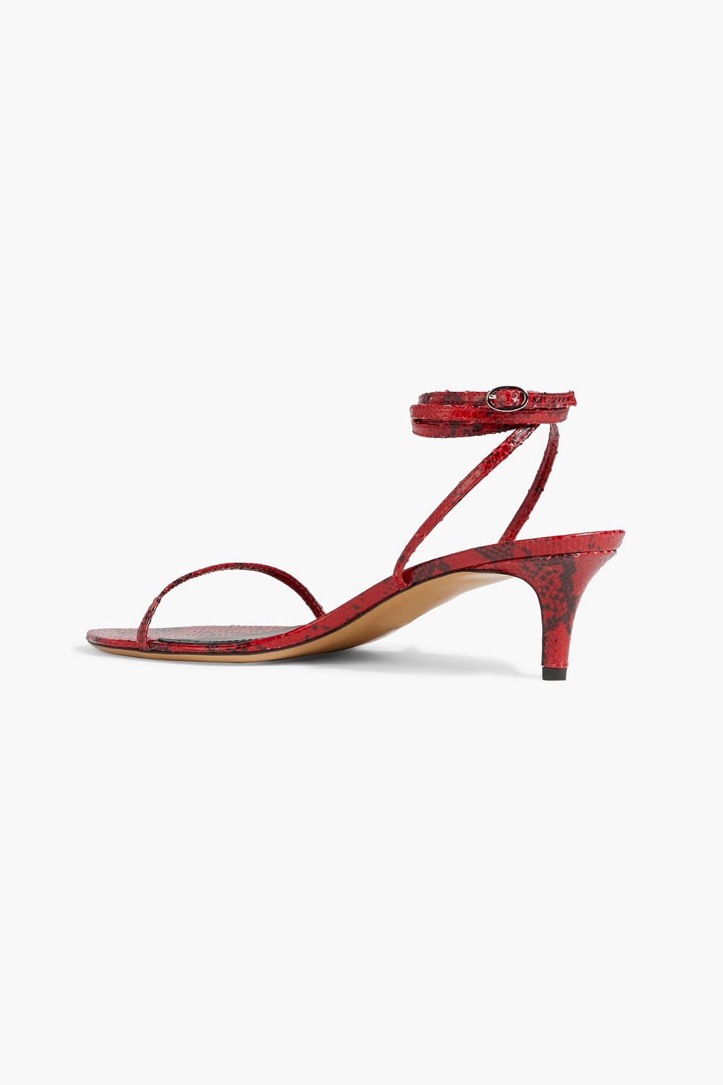 ISABEL MARANT Aridee snake-effect leather sandals