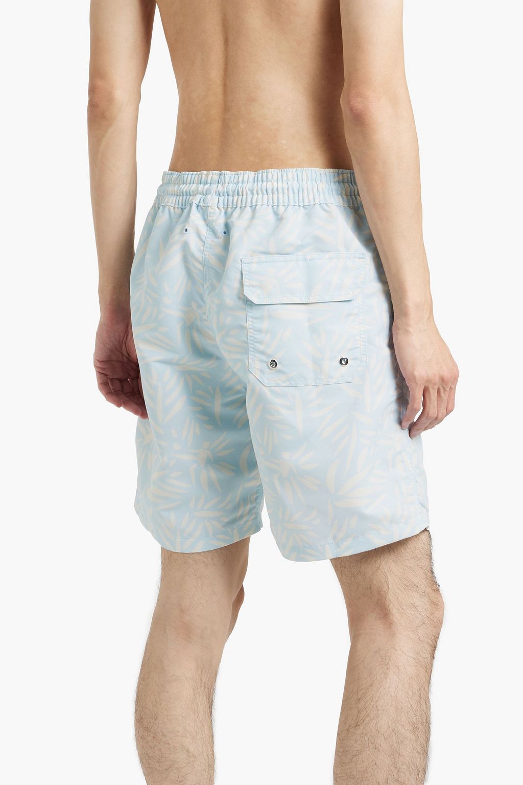 FRESCOBOL CARIOCA Long-length printed swim shorts