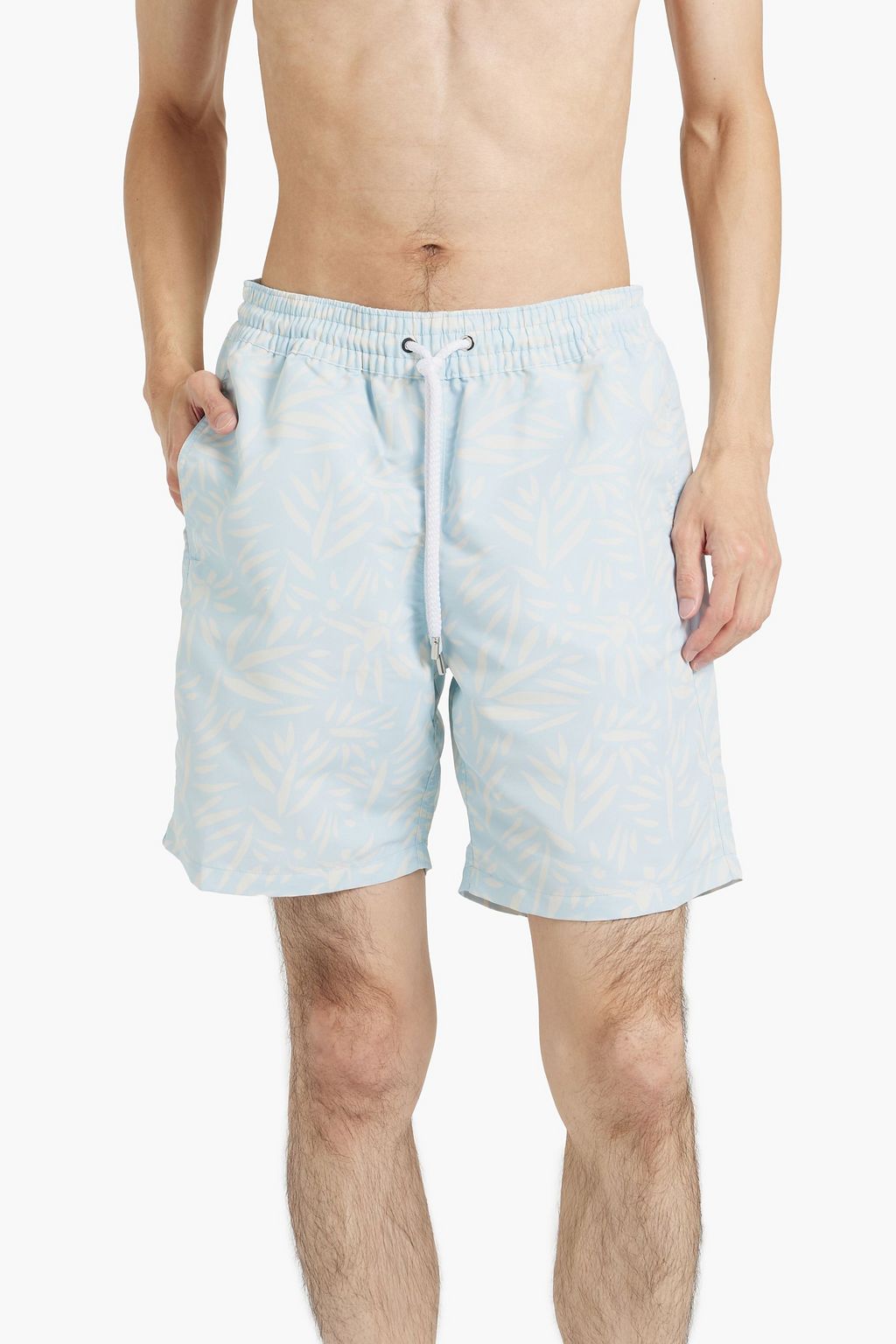 FRESCOBOL CARIOCA Long-length printed swim shorts