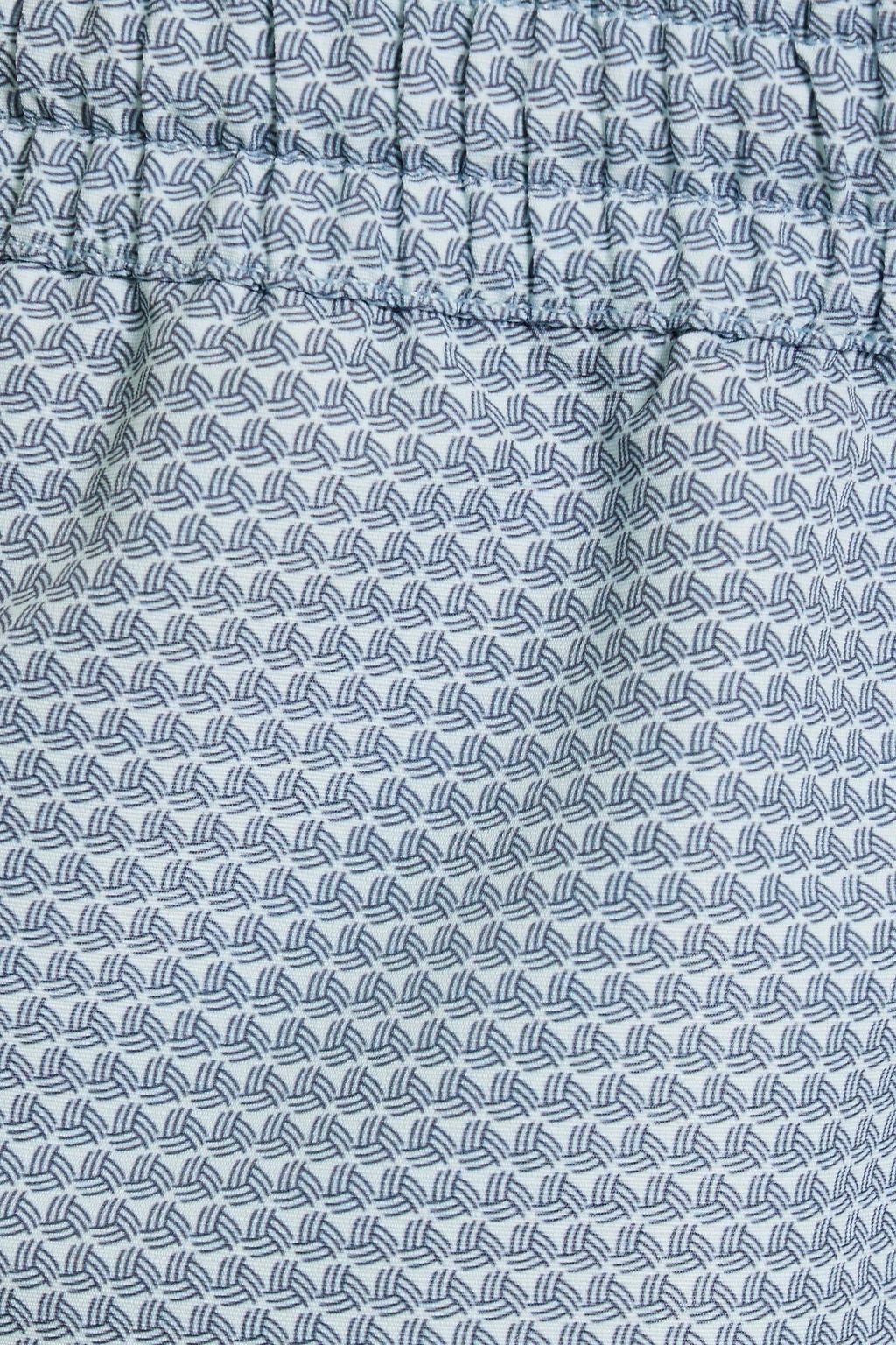 FRESCOBOL CARIOCA Mid-length printed swim shorts