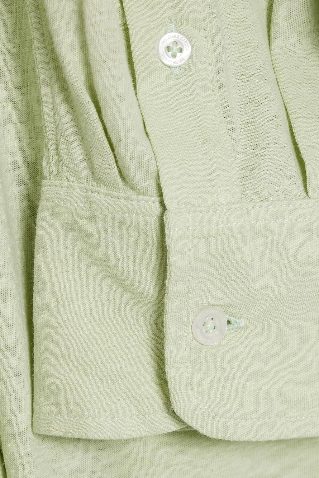 FRESCOBOL CARIOCA Marcio cotton and linen-blend jersey shirt