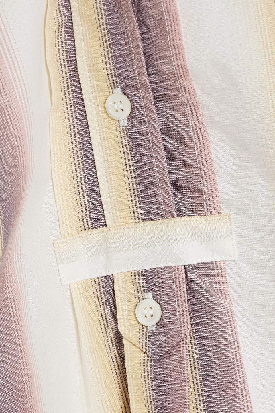 ISABEL MARANT ÉTOILE JAMET STRIPED COTTON-POPLIN TOP