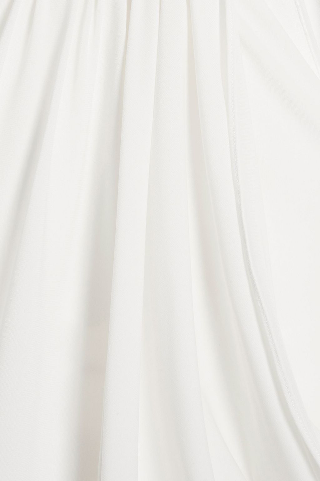 HALSTON Elsie cold-shoulder stretch-jersey mini dress